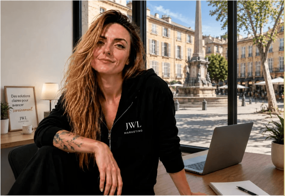 Jodie Lapaillerie en terrasse — analyse de marché SEO Aix-en-Provence